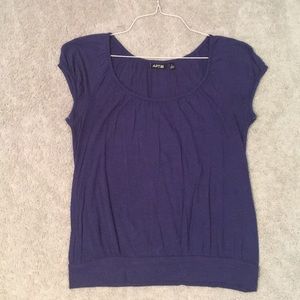 Apt 9 Blue Banded Top